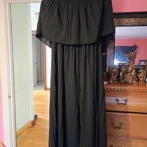 Mia Rose Black Off-Shoulder Jumpsuit